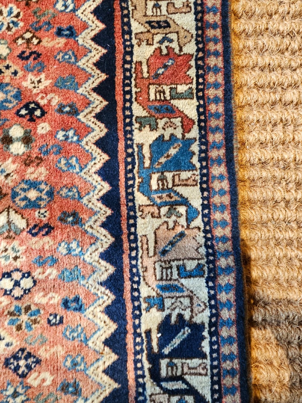 Hand Knotted Qashqai Pure Wool Rug View III