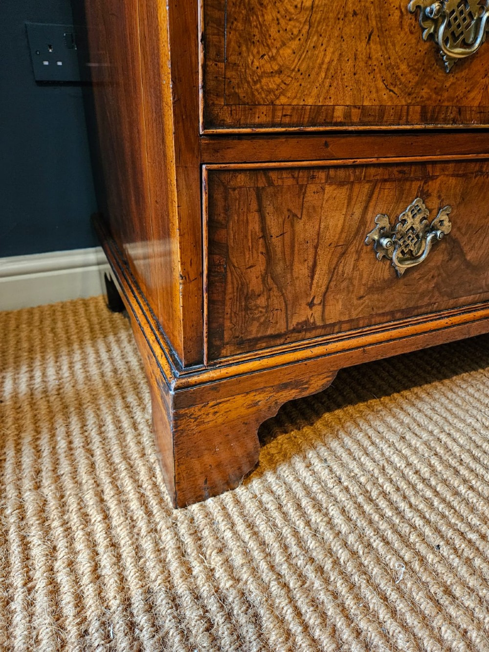 George II Walnut Chest on Chest View V