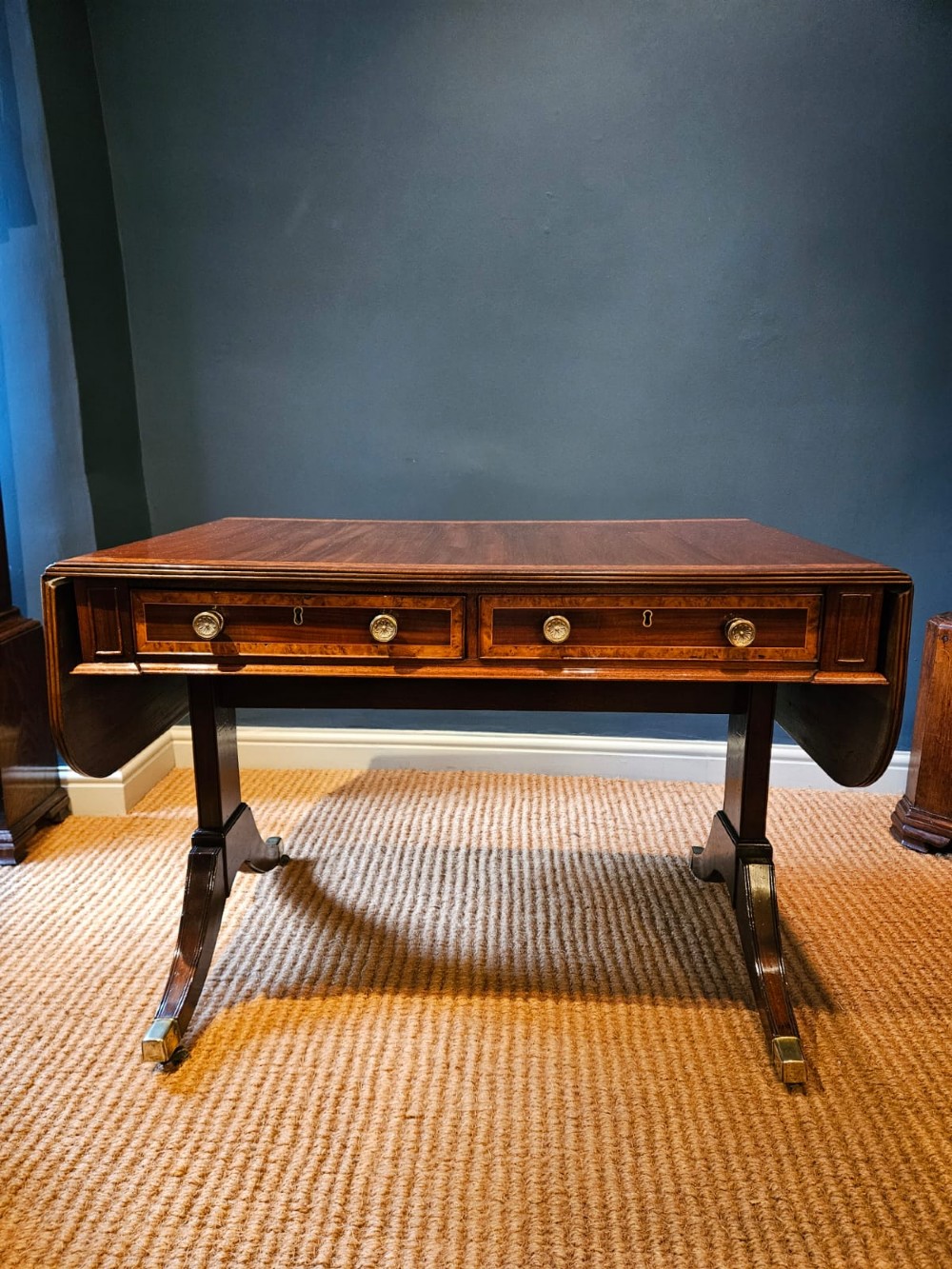 Regency Mahogany Sofa Table View III