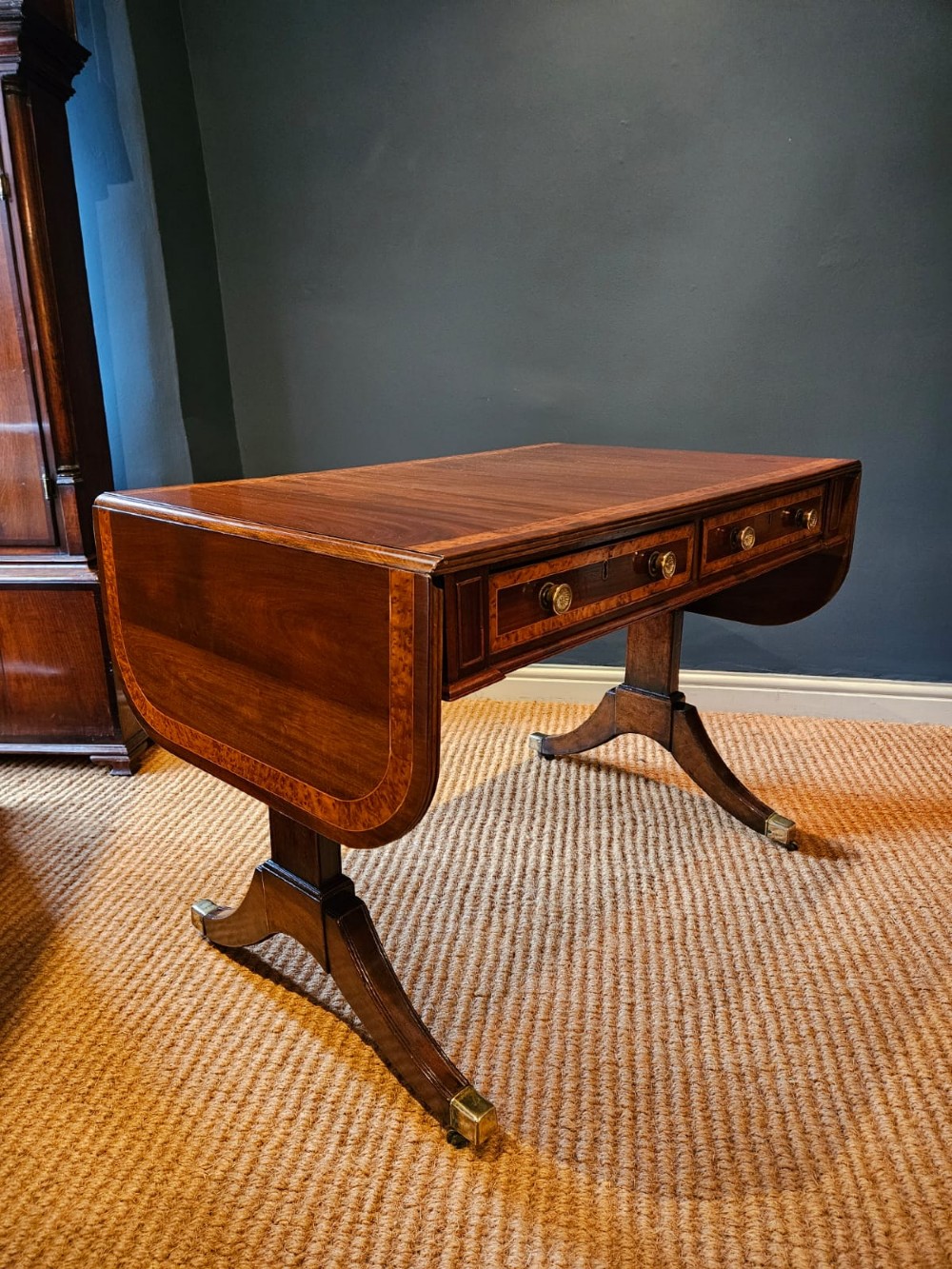 Regency Mahogany Sofa Table View V