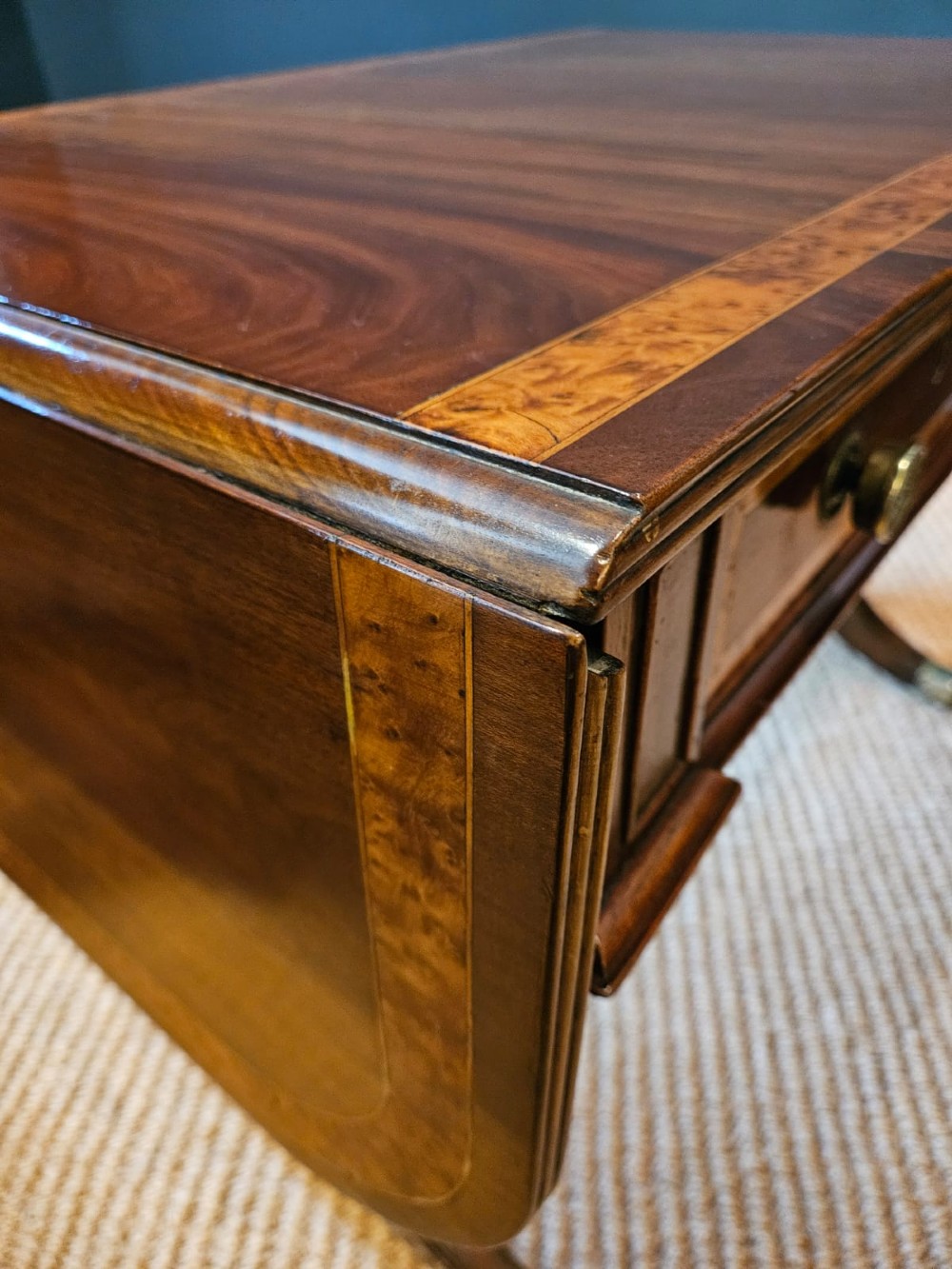Regency Mahogany Sofa Table View VI