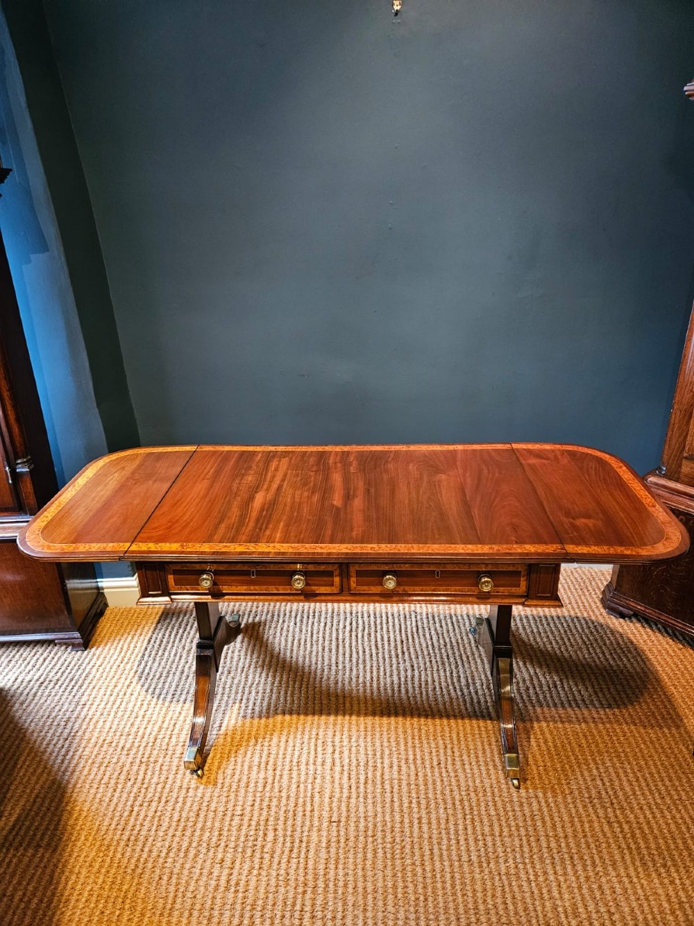 Regency Mahogany Sofa Table View VII