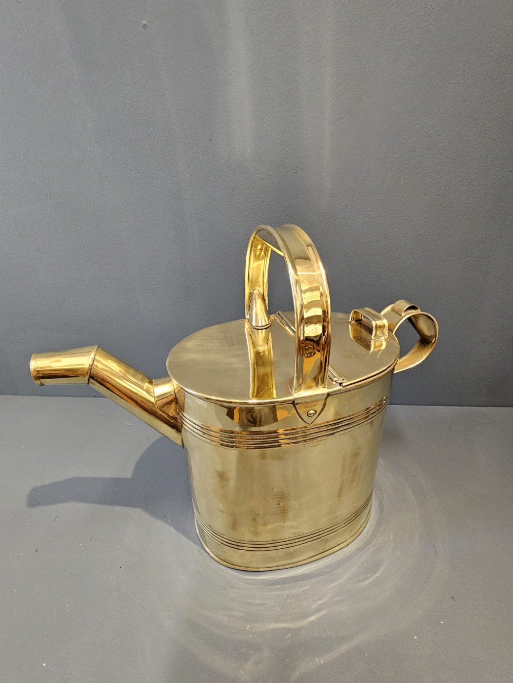 Victorian Brass Country House Water Supply Can View II