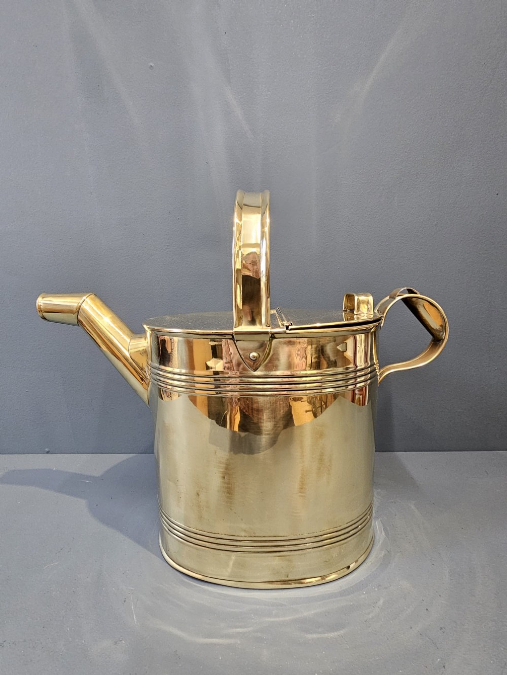 Victorian Brass Country House Water Supply Can View V