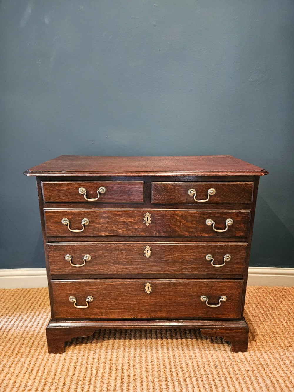Small George III Oak Chest of Drawers
