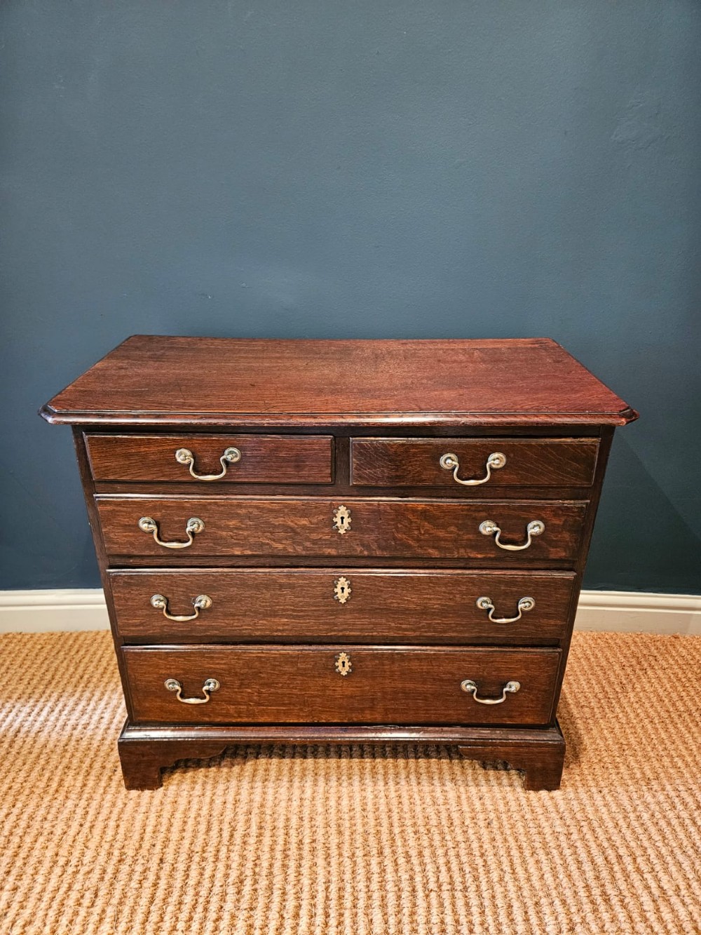 Small George III Oak Chest of Drawers View II