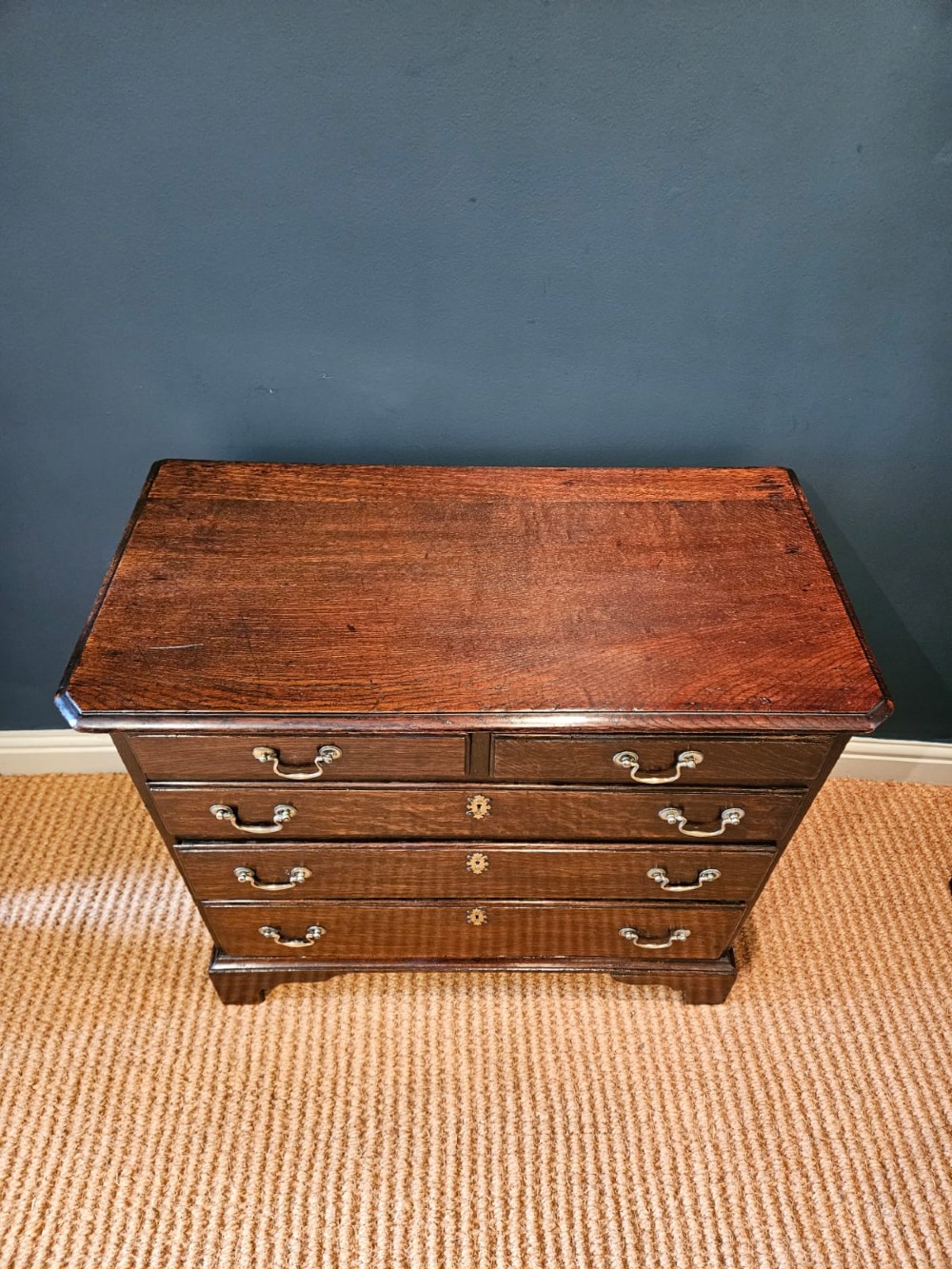 Small George III Oak Chest of Drawers View III