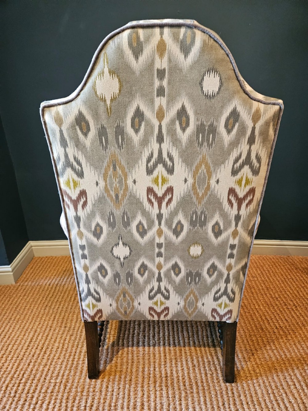 Pair of Victorian Upholstered Arm Chairs View VII