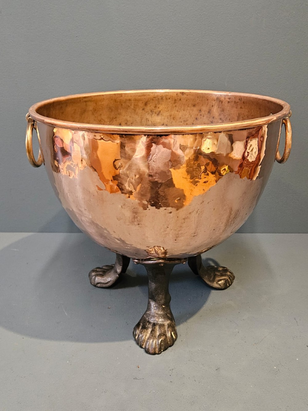 Late Victorian Copper Coal Vase