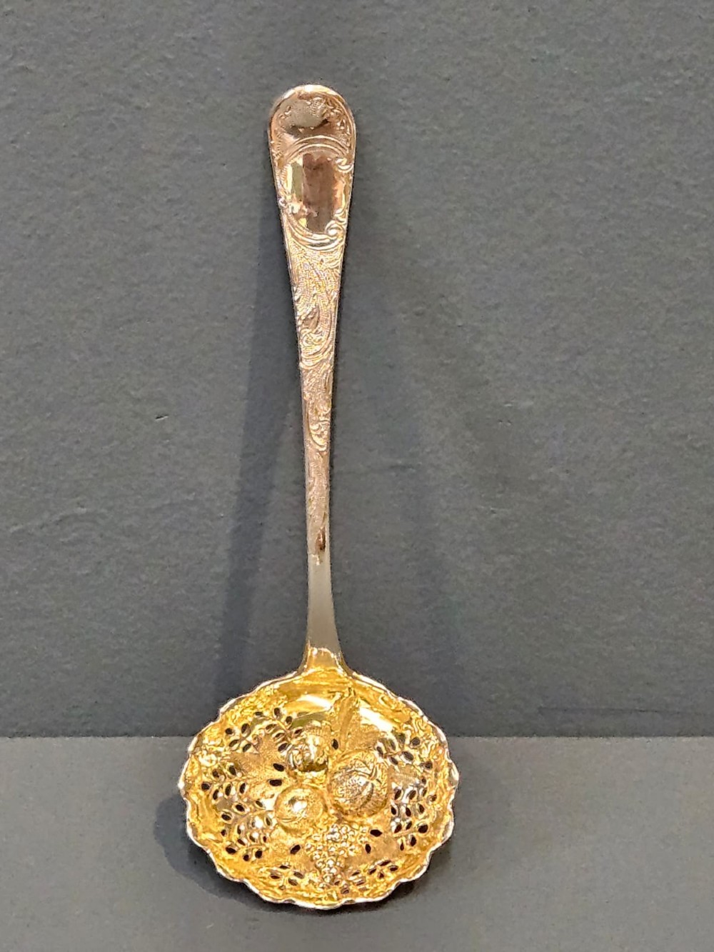 Georgian Silver Berry Ladle View II