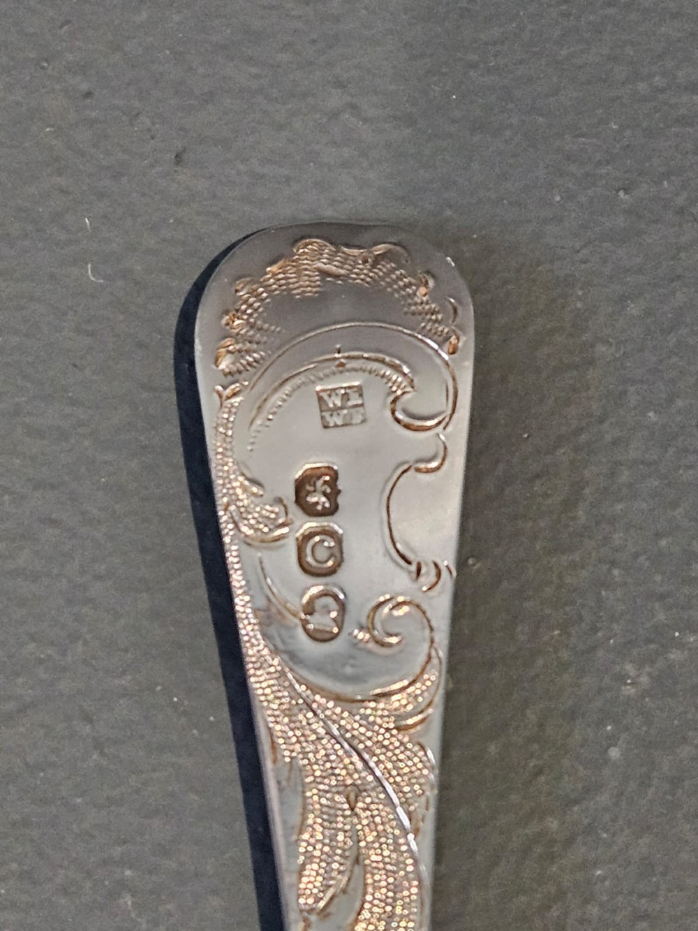 Georgian Silver Berry Ladle View V