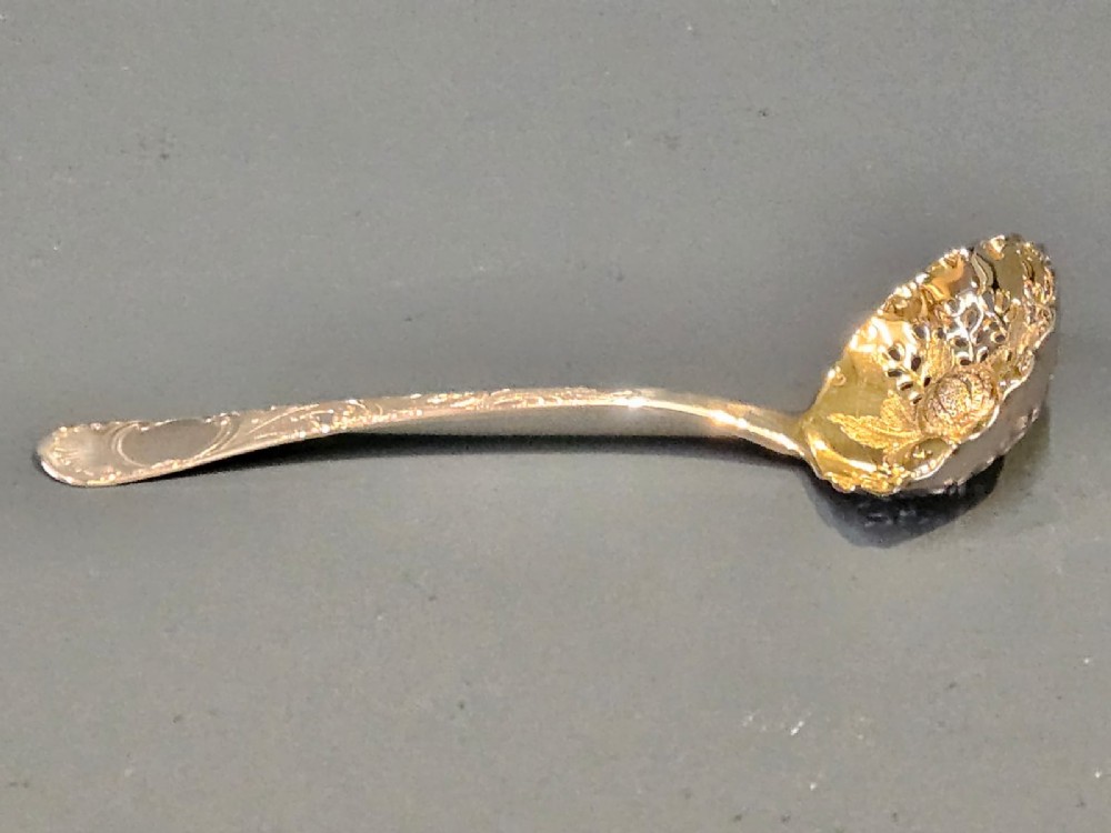 Georgian Silver Berry Ladle View VI