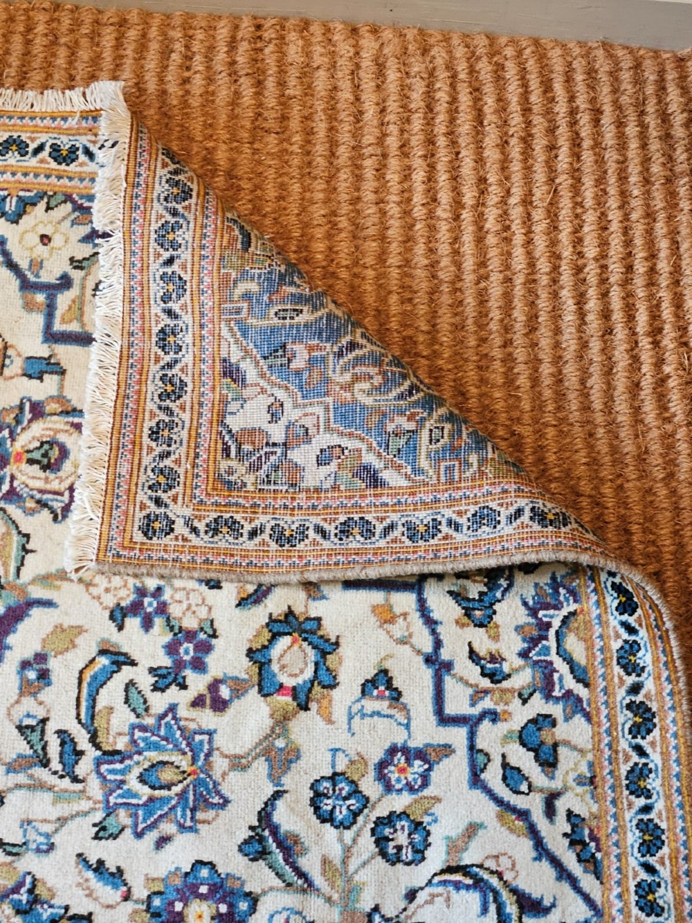 Superb Kashan Pure Wool Rug View VI