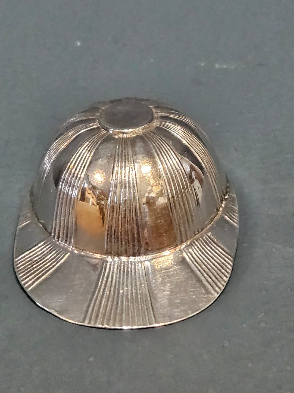 George III Silver Jockey Cap Caddy Spoon View II