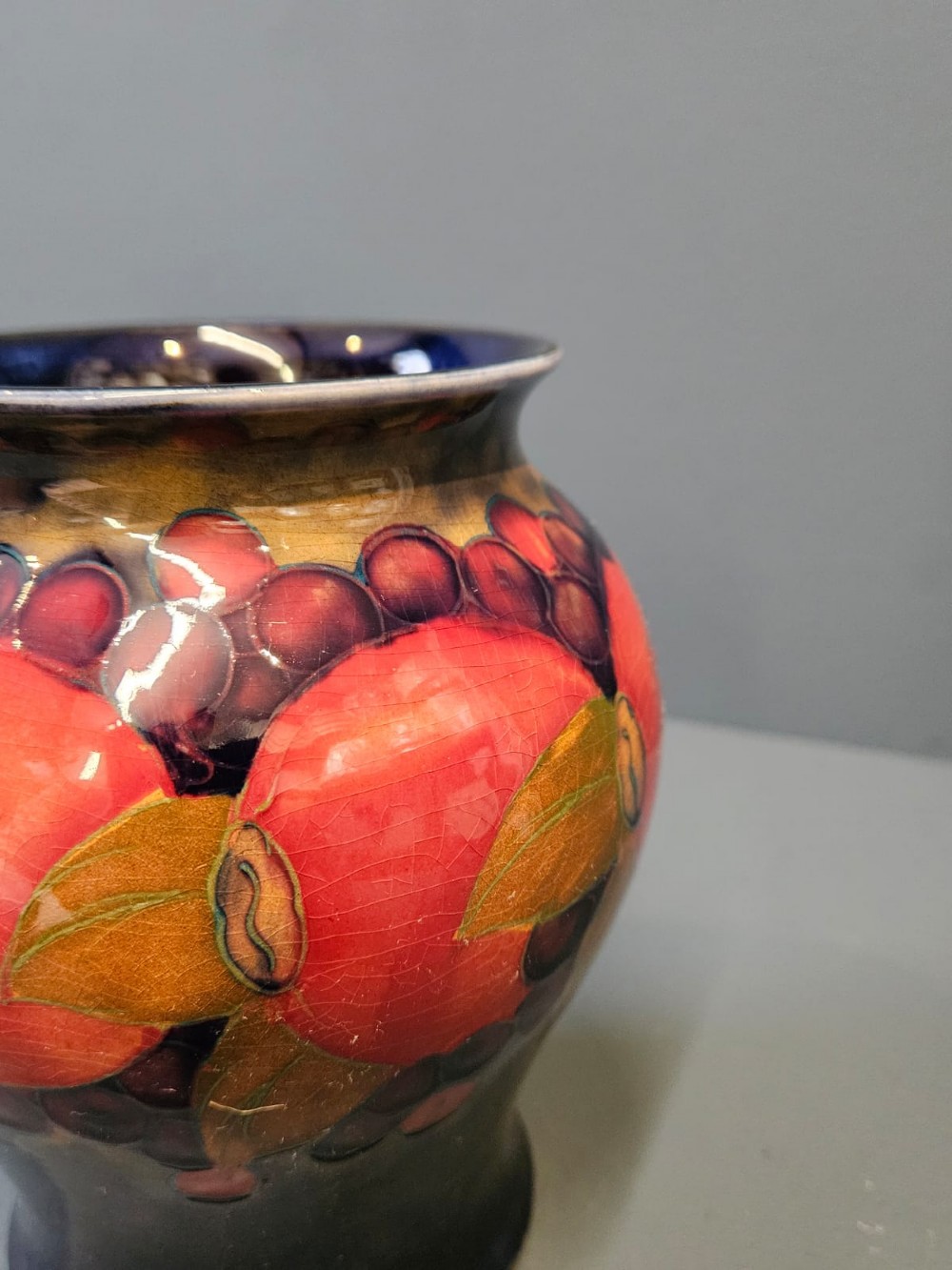 Early Moorcroft Pomegranate Vase View IV