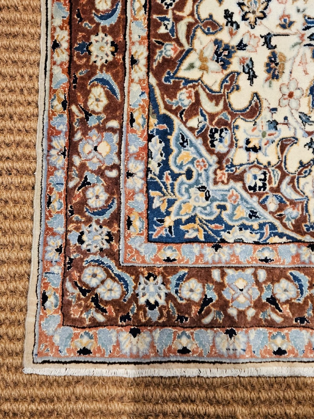Fine Quality Wool and Silk Rug View II