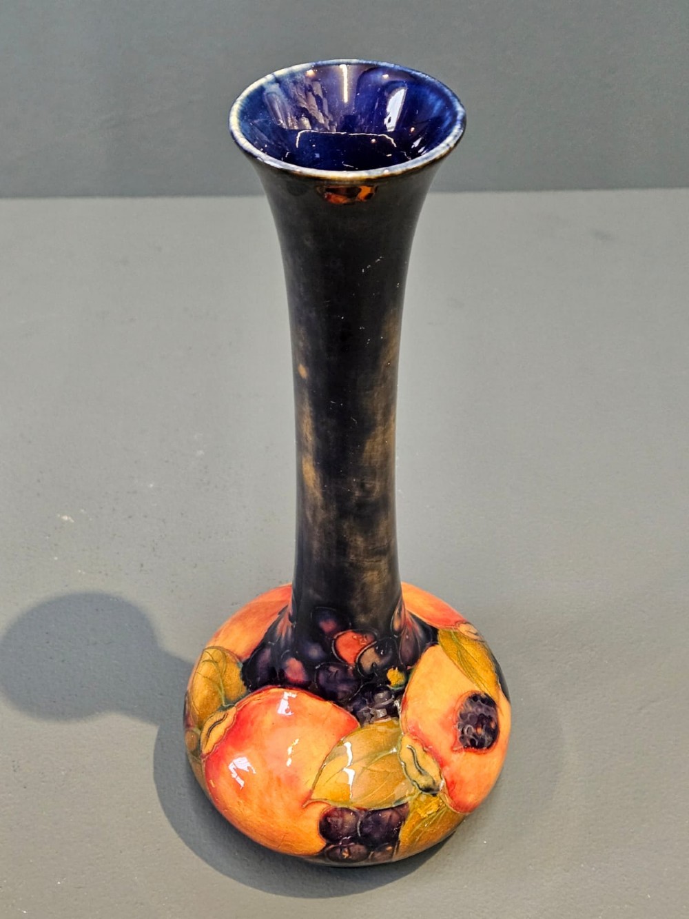 Superb Moorcroft Pomegranate Narrow Neck Vase View VIII