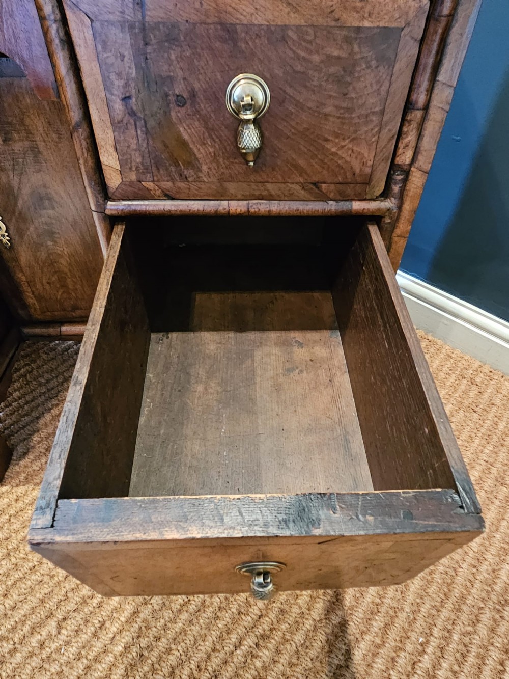 George I Walnut Kneehole Desk View IV