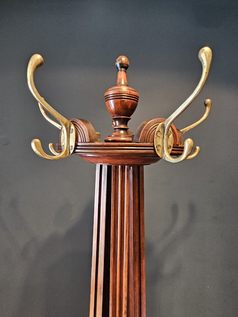 Edwardian Walnut Hall Stand by Shoolbred View II