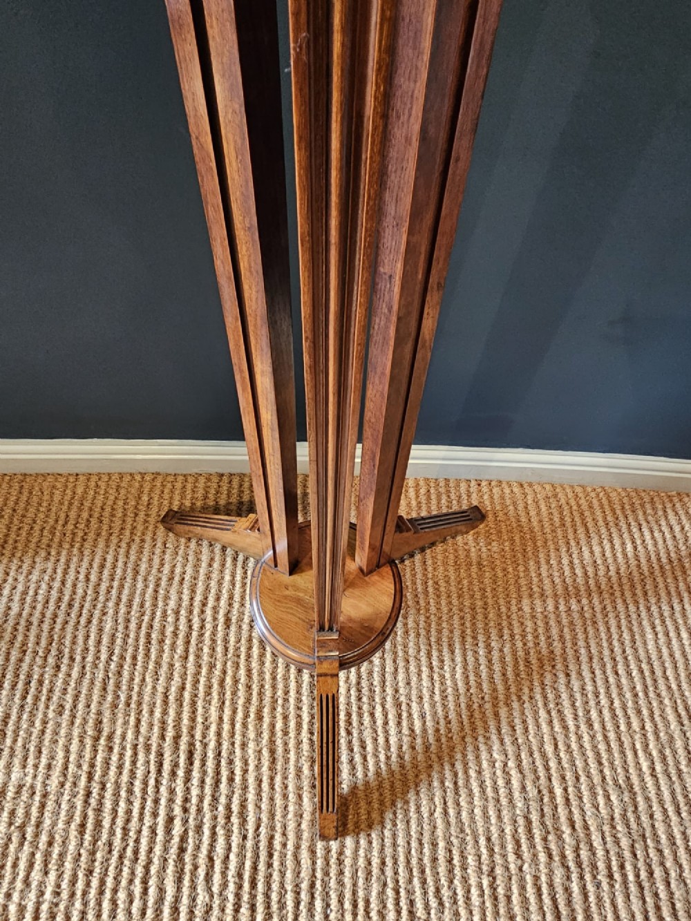 Edwardian Walnut Hall Stand by Shoolbred View V