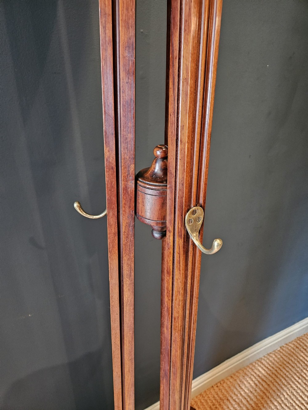 Edwardian Walnut Hall Stand by Shoolbred View VI