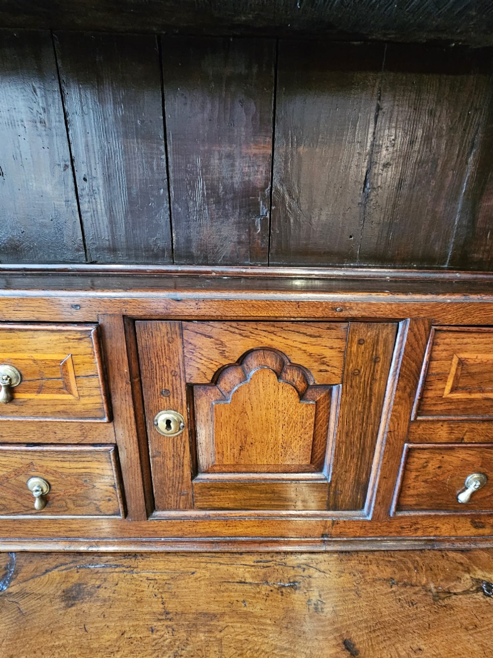 Superb George II Oak Welsh Dresser and Rack View VII
