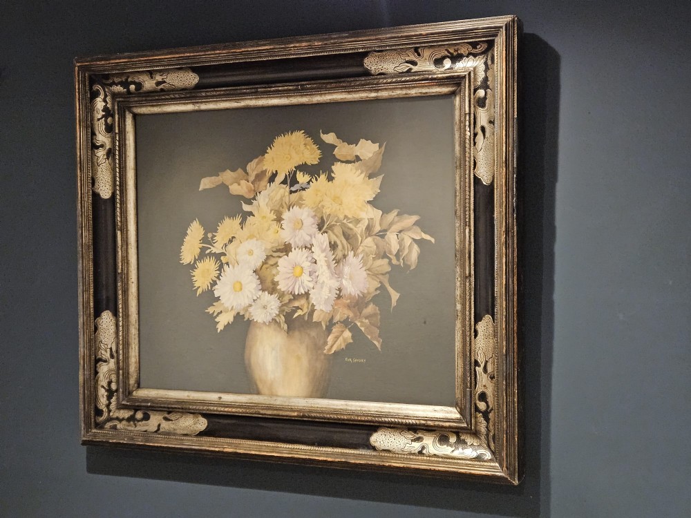 Original Watercolour Painting in Oriental Style Frame by Eva Savory