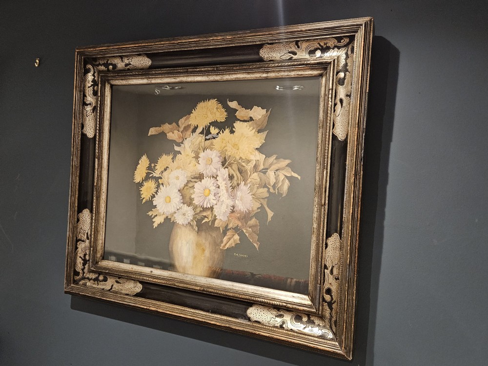 Original Watercolour Painting in Oriental Style Frame by Eva Savory View V