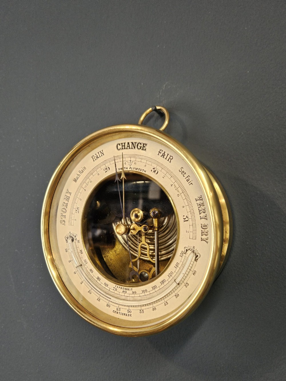 Victorian Skeletonised Marine Barometer View II