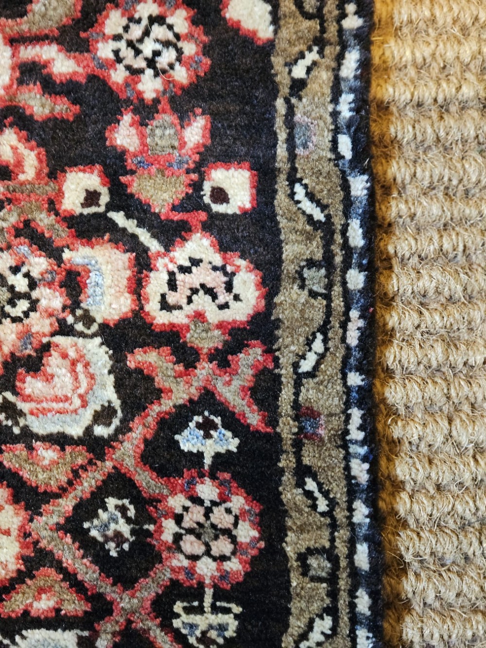 8' Pure Wool Runner Rug View V