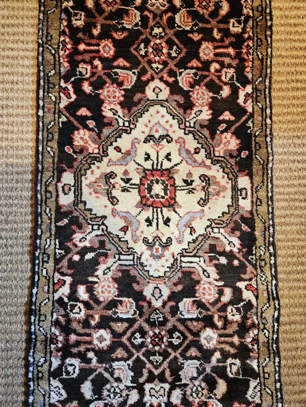 8' Pure Wool Runner Rug View VI
