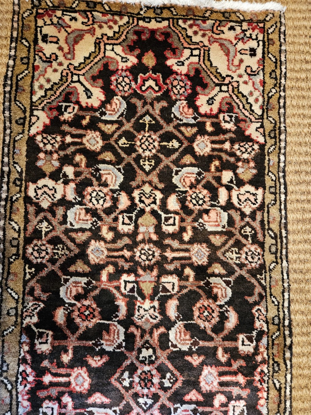 8' Pure Wool Runner Rug View VII