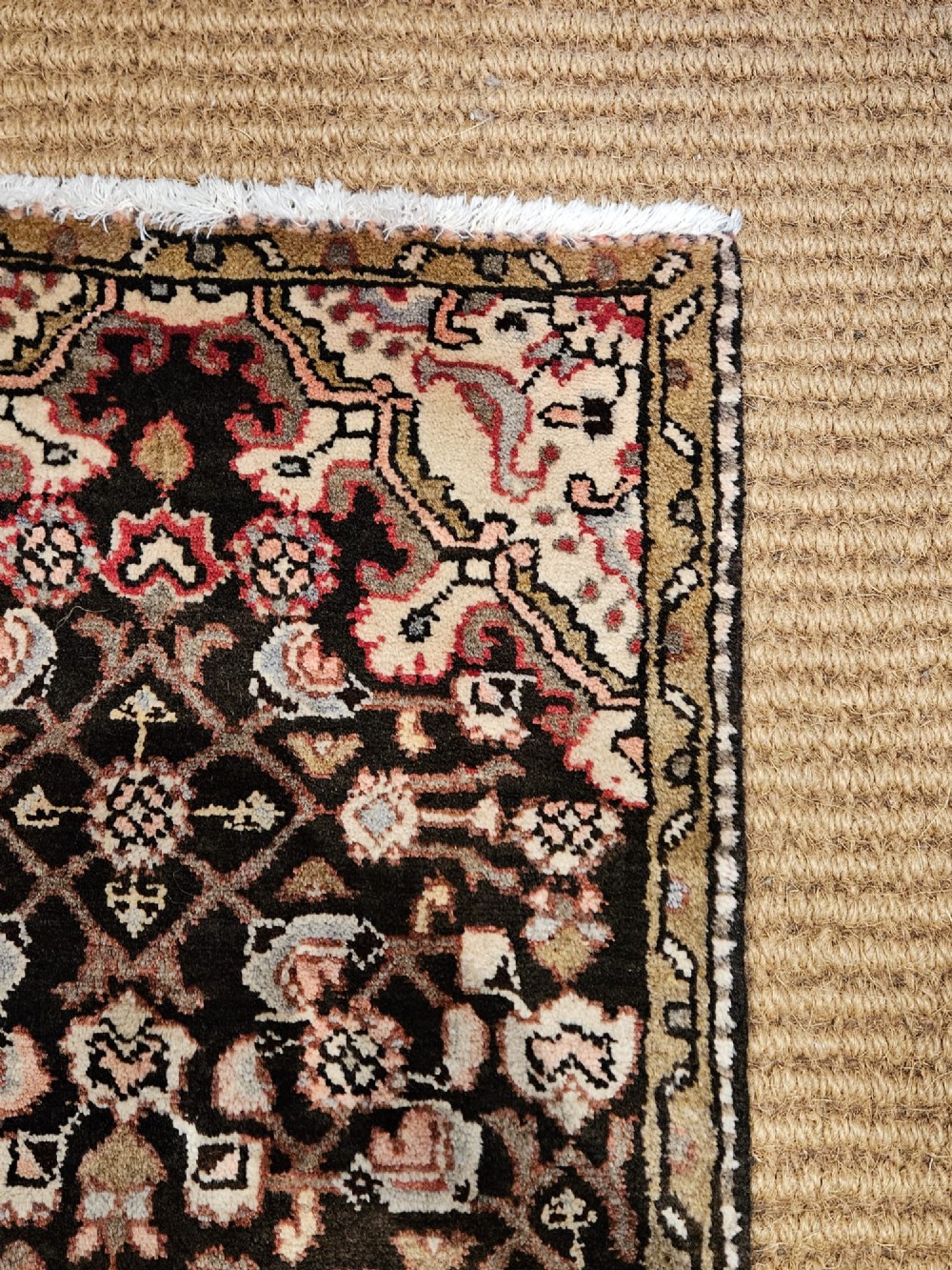 8' Pure Wool Runner Rug View IX