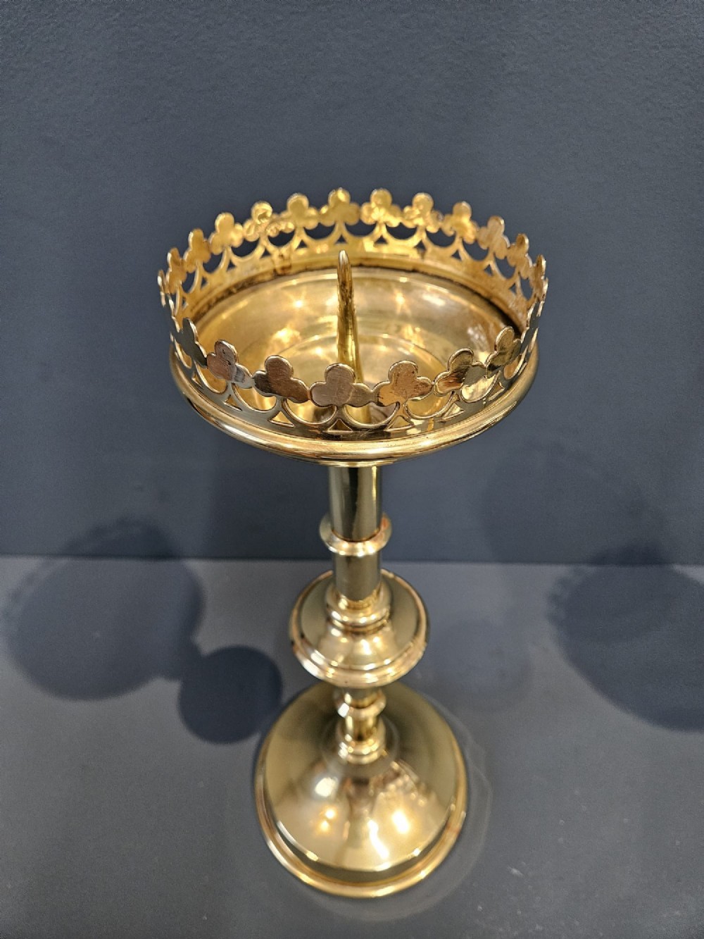 Matching Pair of Church Candlesticks View V