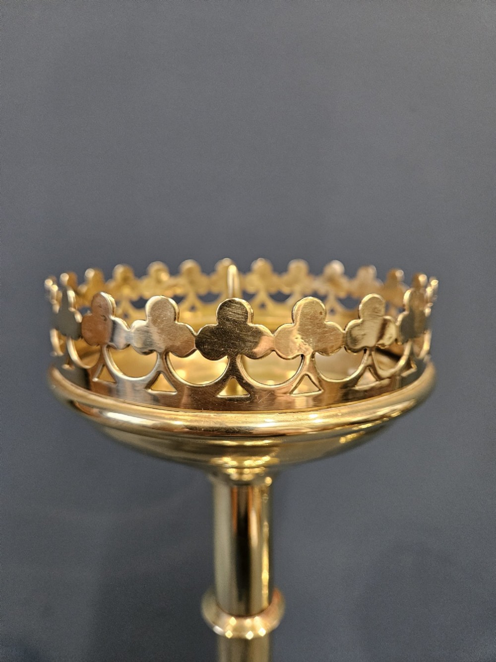 Matching Pair of Church Candlesticks View VI