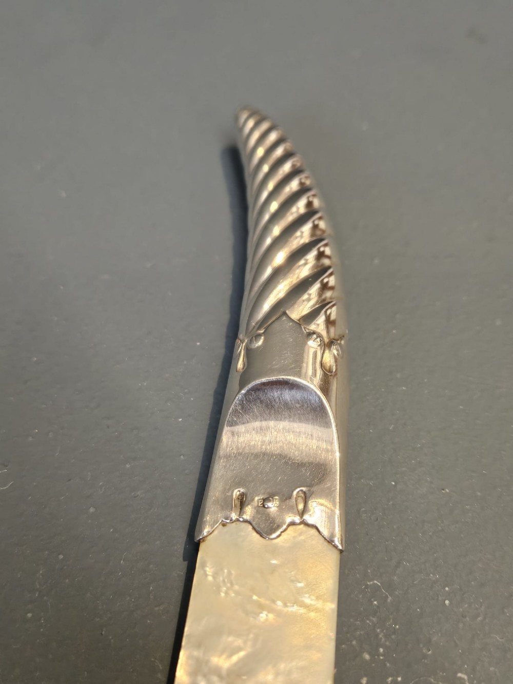 Levi & Salaman Victorian Silver and Mother of Pearl Page Turner View III