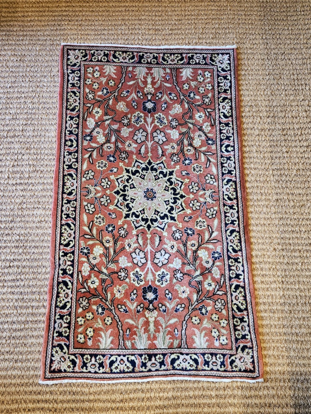 Fine Quality Hearth Sized Pure Wool Rug