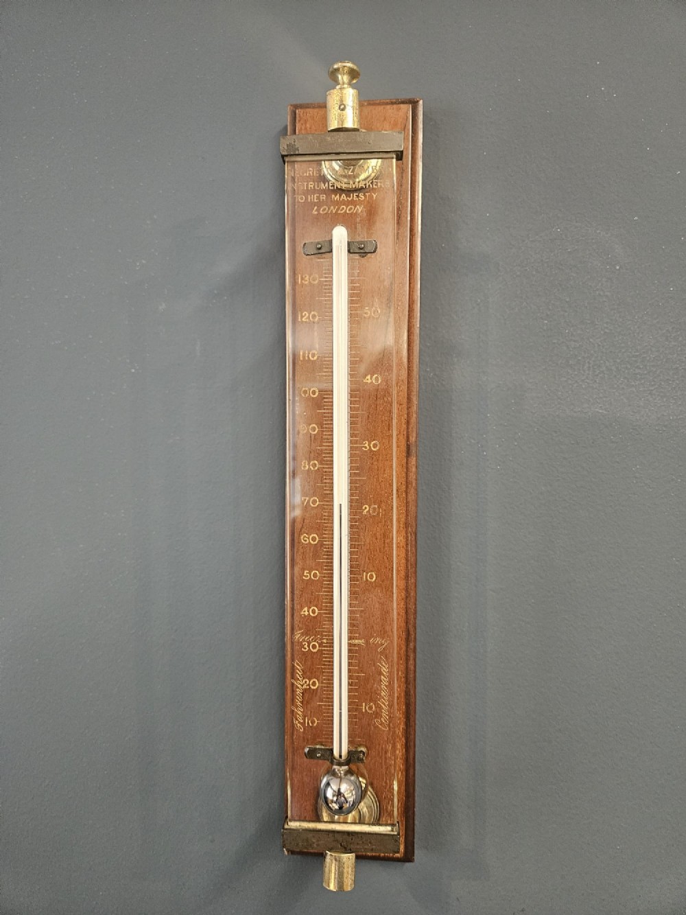 Unusual Negretti and Zambra Adjustable Angle Thermometer
