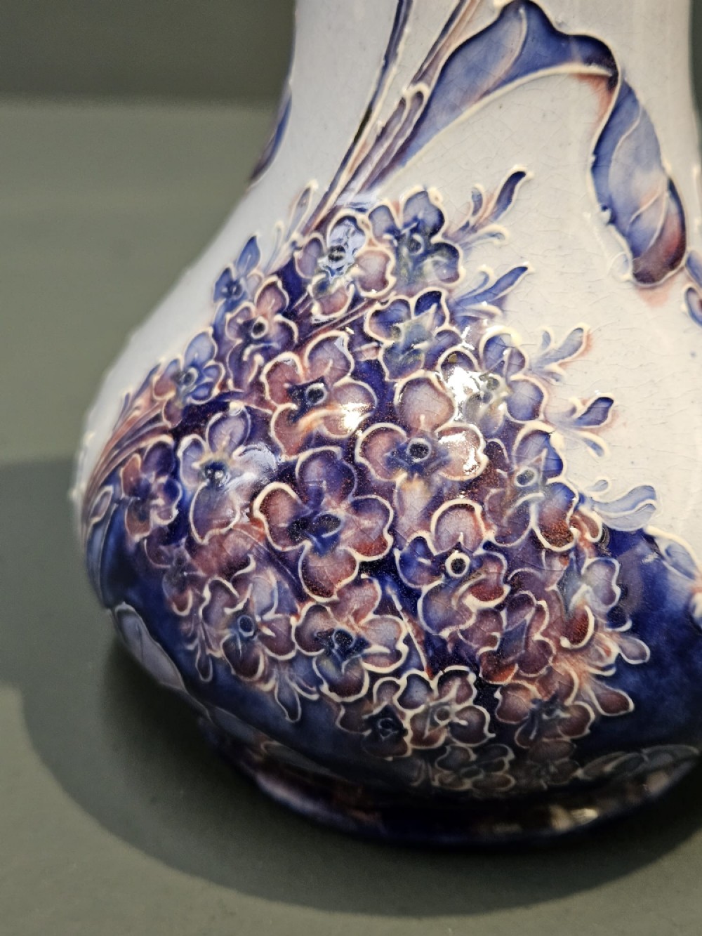McIntyre Moorcroft Lilac Vase View VI