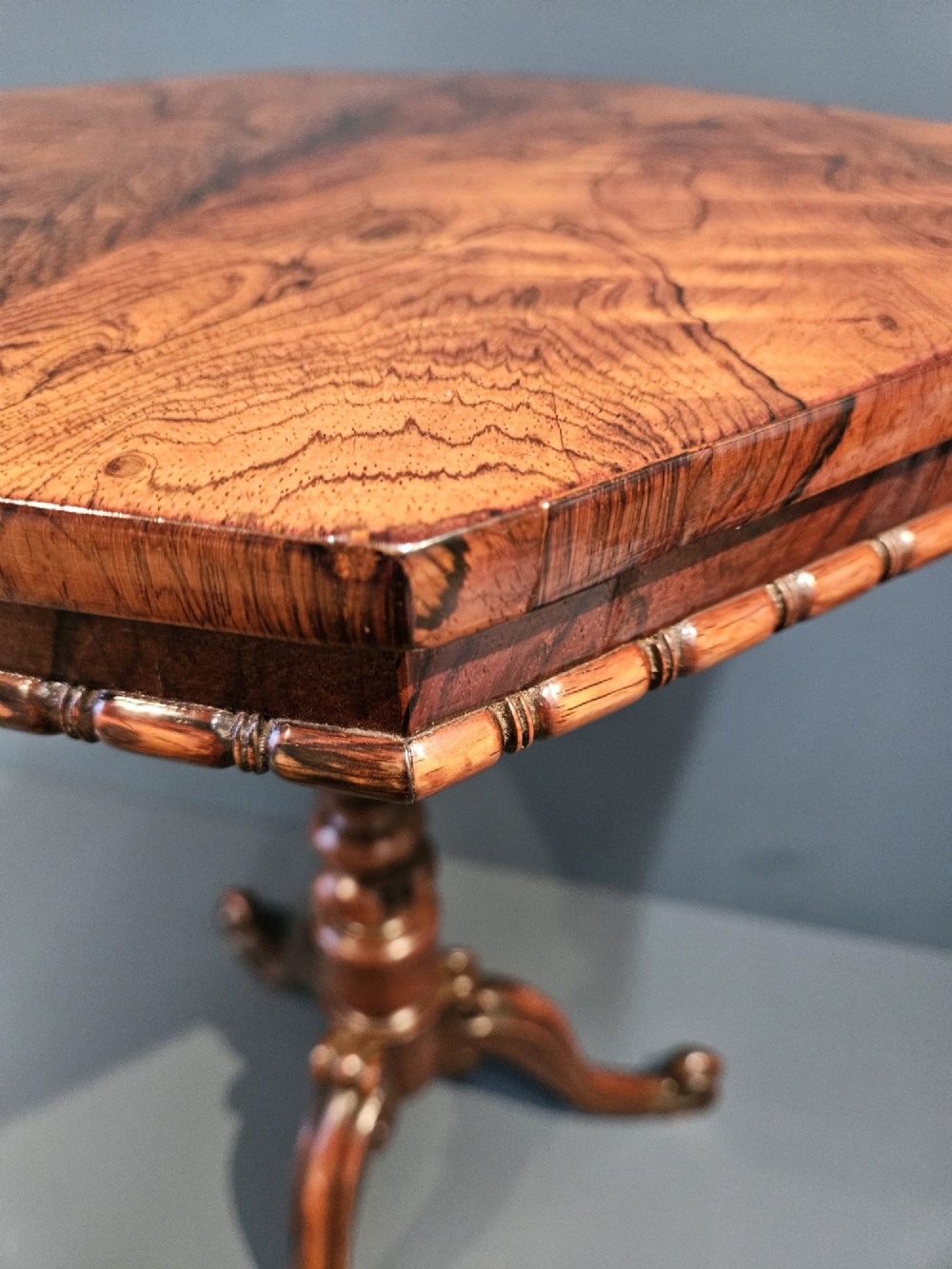 William IV Rosewood Octagonal Occasional Table View III