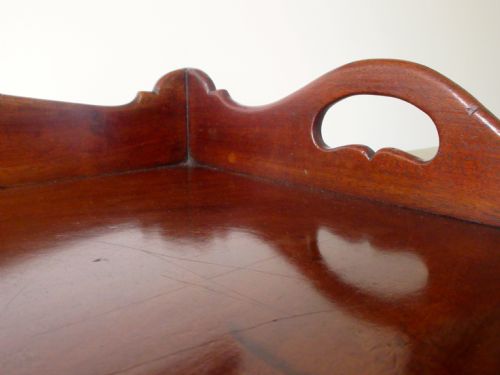 GEORGE III MAHOGANY BUTLERS TRAY CIRCA 1790 - ADDITIONAL PHOTO 2