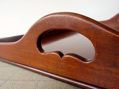 GEORGE III MAHOGANY BUTLERS TRAY CIRCA 1790 - ADDITIONAL PHOTO 3