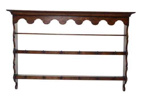 oak hanging delft rack circa 1810 - CATEGORY: ANTIQUE MISCELLANEOUS - DATED GEORGIAN