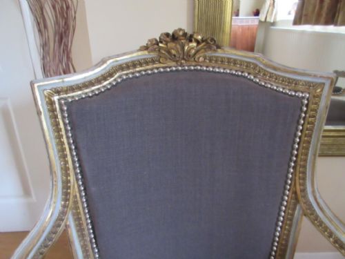 FINE PAIR OF FRENCH 19TH CENTURY FAUTEUILS OPEN ARMCHAIRS CIRCA 1880 - ADDITIONAL PHOTO 2