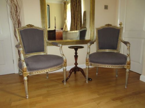 FINE PAIR OF FRENCH 19TH CENTURY FAUTEUILS OPEN ARMCHAIRS CIRCA 1880 - ADDITIONAL PHOTO 5