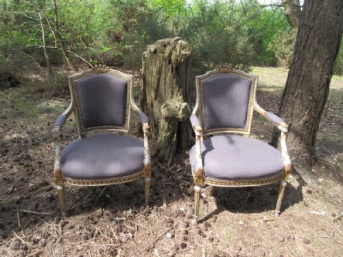 FINE PAIR OF FRENCH 19TH CENTURY FAUTEUILS OPEN ARMCHAIRS CIRCA 1880 - ADDITIONAL PHOTO 10