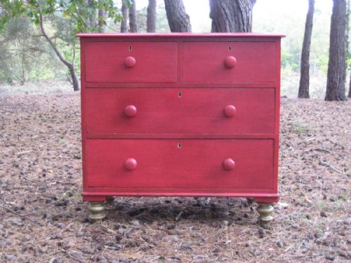 REGENCY PAINTED CHEST CIRCA 1830 - ADDITIONAL PHOTO 1