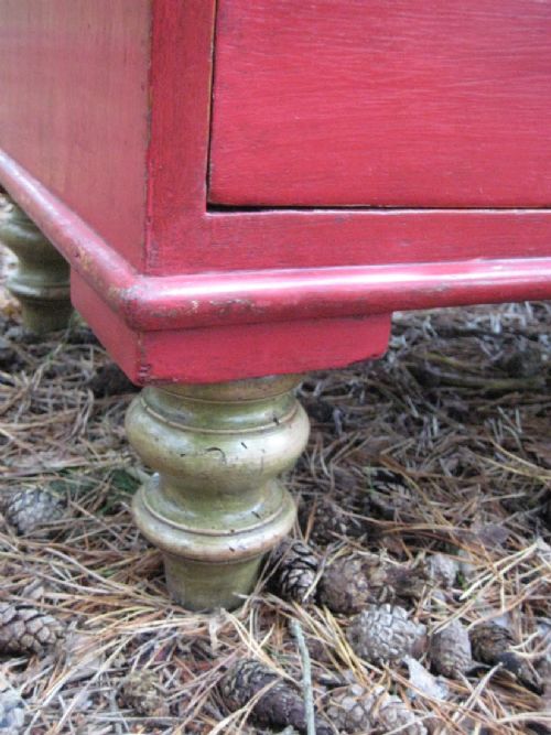REGENCY PAINTED CHEST CIRCA 1830 - ADDITIONAL PHOTO 3