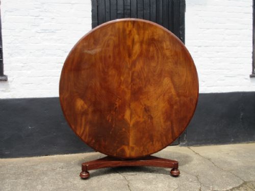 william iv mahogany tilt top breakfast table dining table circa 1840 - CATEGORY: ANTIQUE TABLES - DATED 19TH CENTURY