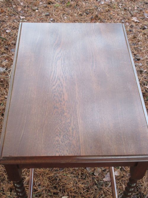 EDWARDIAN OAK OCCASIONAL TABLE CIRCA 1900 - ADDITIONAL PHOTO 2